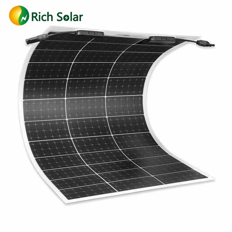 Rich OEM Manufacturer Lamination Amorphous Silicon Thin Film 75W 120W Lightweight Flexible CIGS Solar Panel