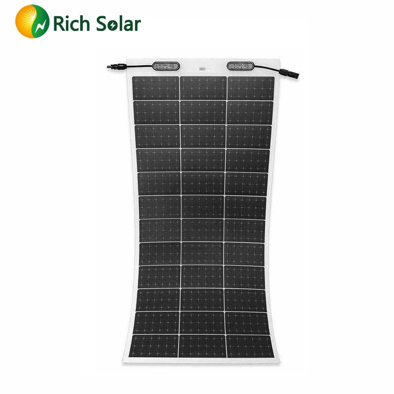 Rich OEM Manufacturer Lamination Amorphous Silicon Thin Film 75W 120W Lightweight Flexible CIGS Solar Panel