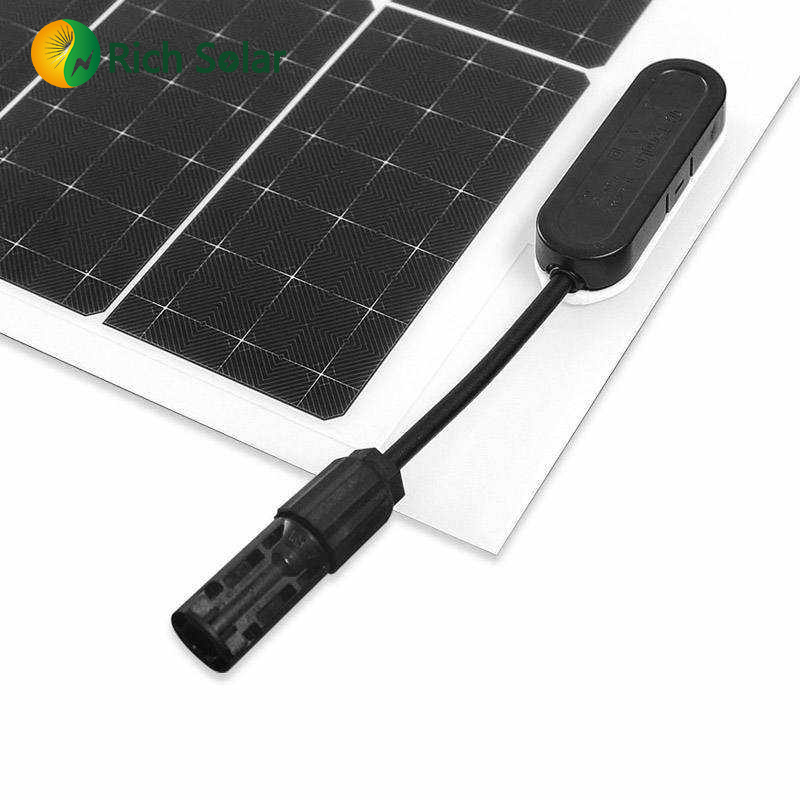 Rich OEM Manufacturer Lamination Amorphous Silicon Thin Film 75W 120W Lightweight Flexible CIGS Solar Panel