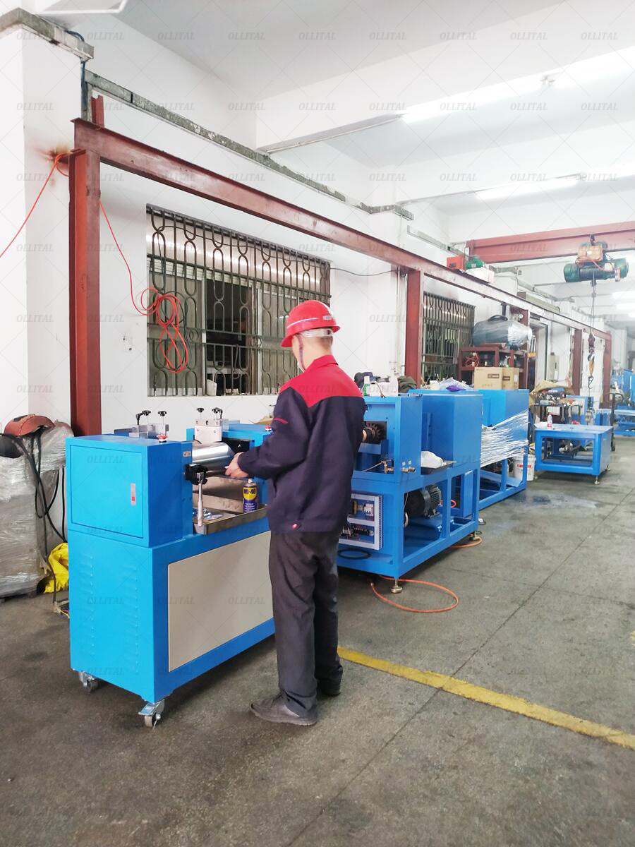 Open Mill Rubber Mixing Machine Processing Silicone Open Mill Machine Two Roll Mill For Plastics