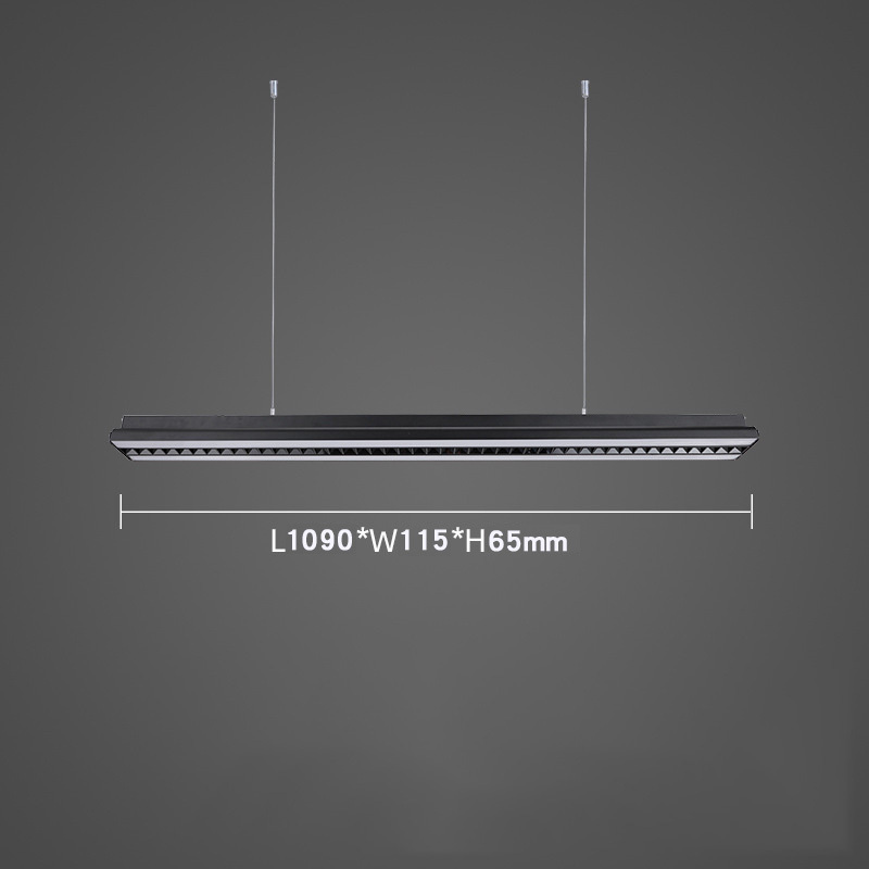 Linear rail 2 wire 3 wire track lights Ceiling Pendant Anti-glare Spotlight Lights Shop Commercial hanging light