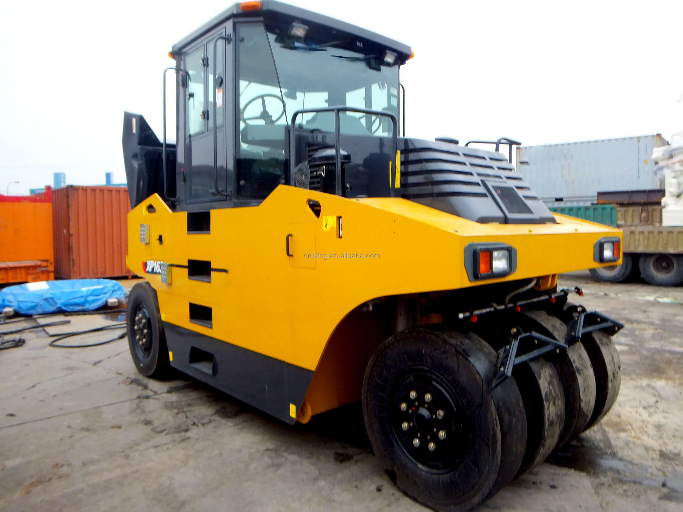 16ton Small Asphalt Pneumatic Tire Road Roller XP163 for sale