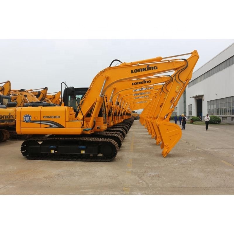 Crawler 13 Ton Small Diggers Excavator CDM6135 with Spare Parts