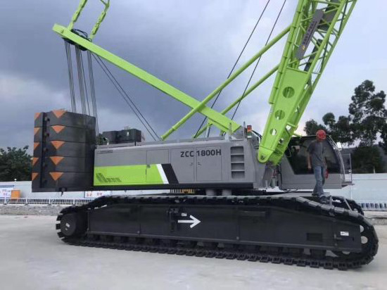 Super Crawler Crane 800 Ton Mobile Hydraulic Crawler Crane ZCC9800W with Telescoping Boom Hot Sale