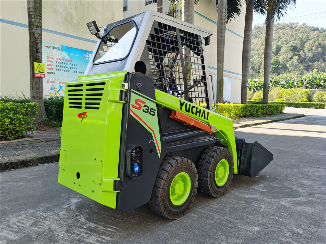 YUCHAI 0.35Ton Electric Skid Steer Loader S35 Mini Skid Steer