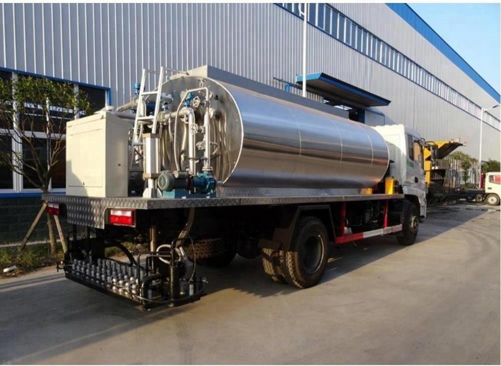 Bitumen asphalt spraying distributor truck with 10cbm tank