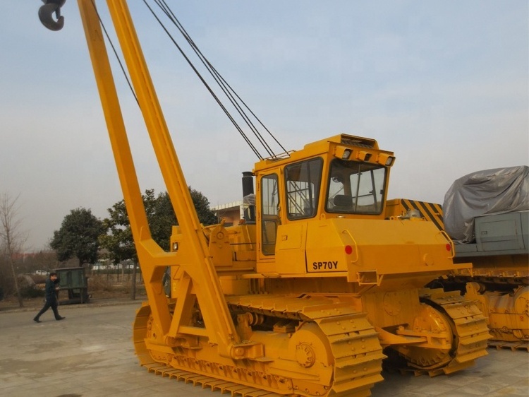 70t Pilot Control Crawler Pipelayer SP70Y Side Boom Pipeline Construction Machinery