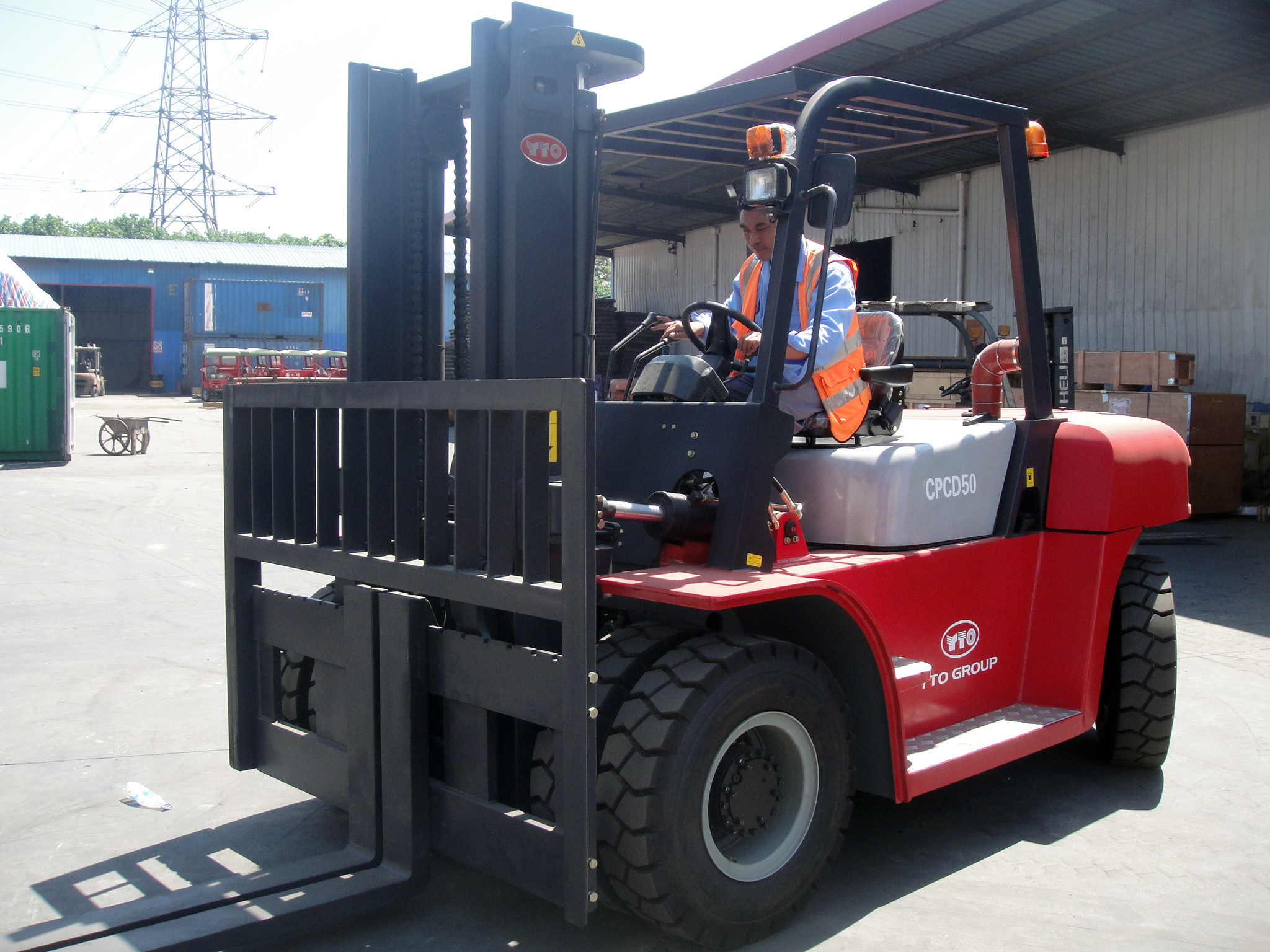 Heli/Yto/Huahe/Yale New Electric/ Diesel forklift 5 ton diesel Forklifts