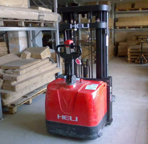 HELI 1.6 ton Mini Pallet Stacker Legged Forklift Truck CTD16 with 3m lifting height