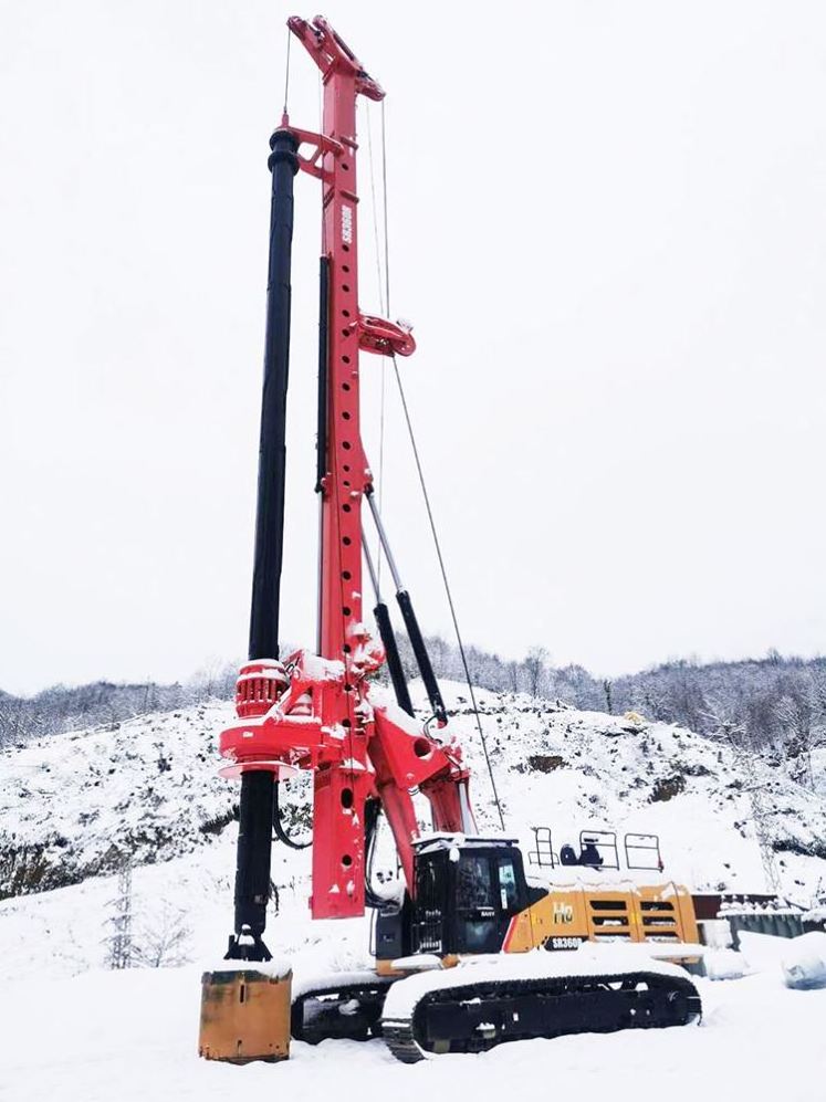 SR445R-H10 brand new rotary drilling rig pilling machine for sale