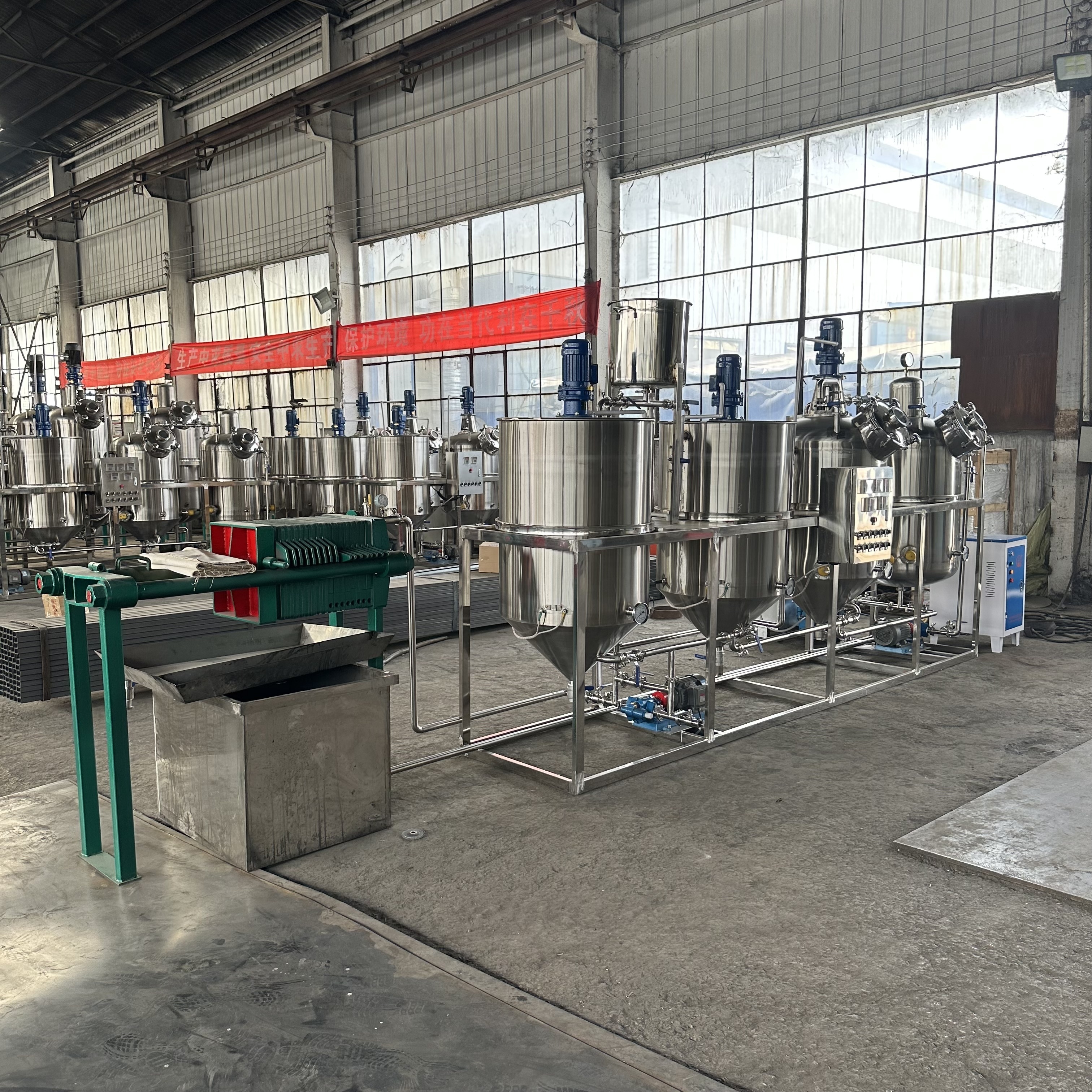 oil refinery machinery equipment crude oil refinery plant cooking vegetable oil refining machine