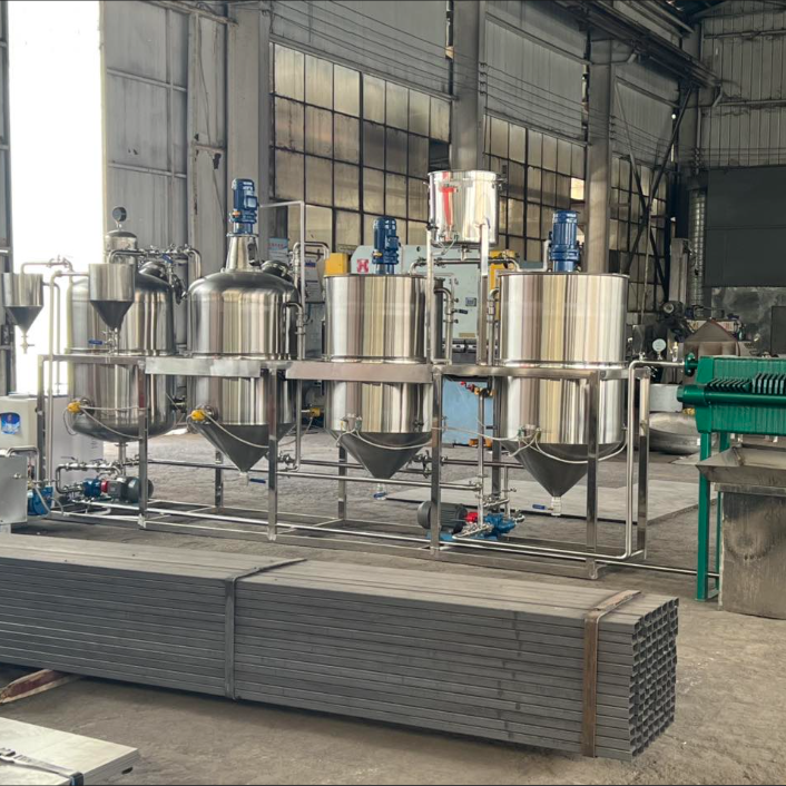 cooking vegetable oil refining plant machine price groundnut edible oil processing plant  mini soybean oil refinery machine