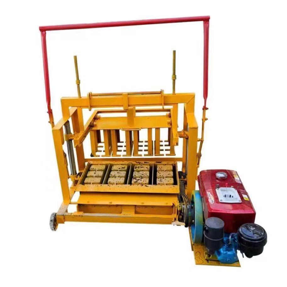 hollow block making machinery semi automatic brick making machine big capacity making machine block concrete bricks