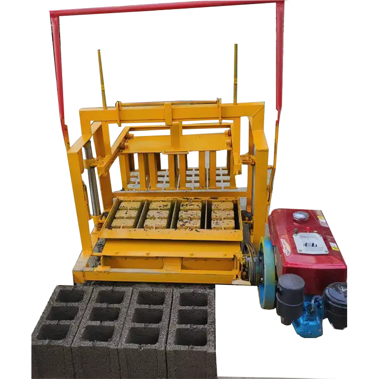 hollow block making machinery semi automatic brick making machine big capacity making machine block concrete bricks