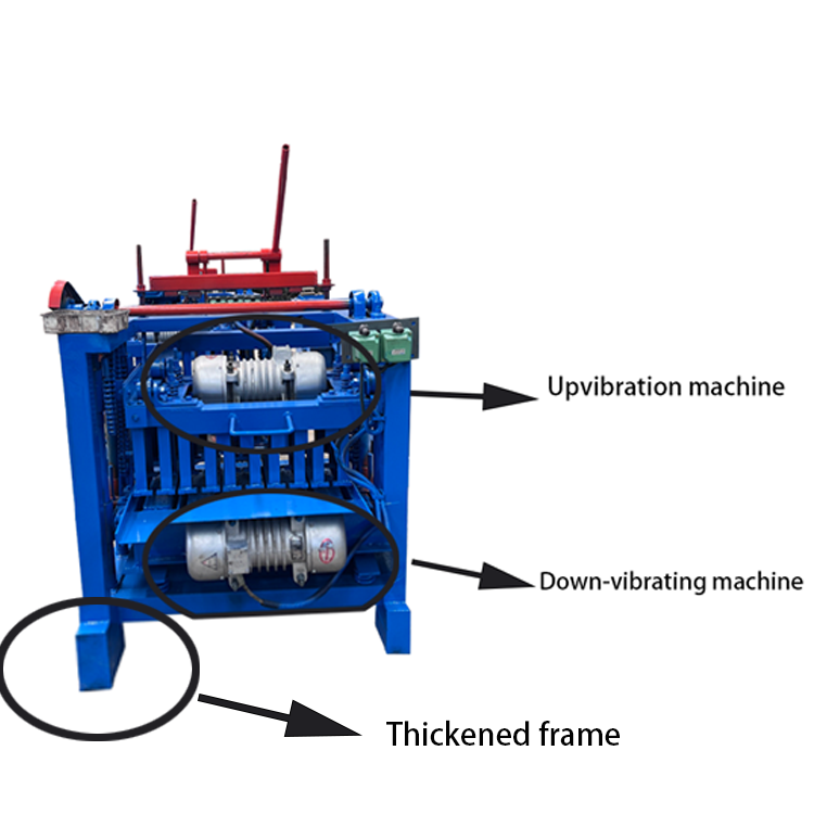 hand operated brick making machine hydraulic compressed earth clay interlocking lego brick machine