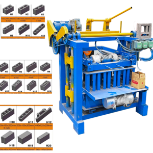 hand operated brick making machine hydraulic compressed earth clay interlocking lego brick machine