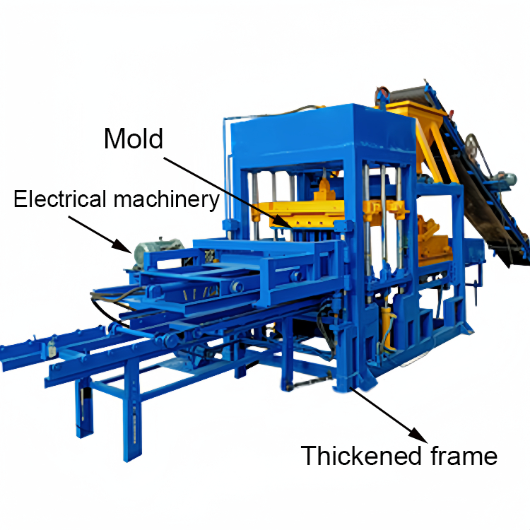 Fully automatic multi-functional fully automatic concrete block making machine paving block making machine