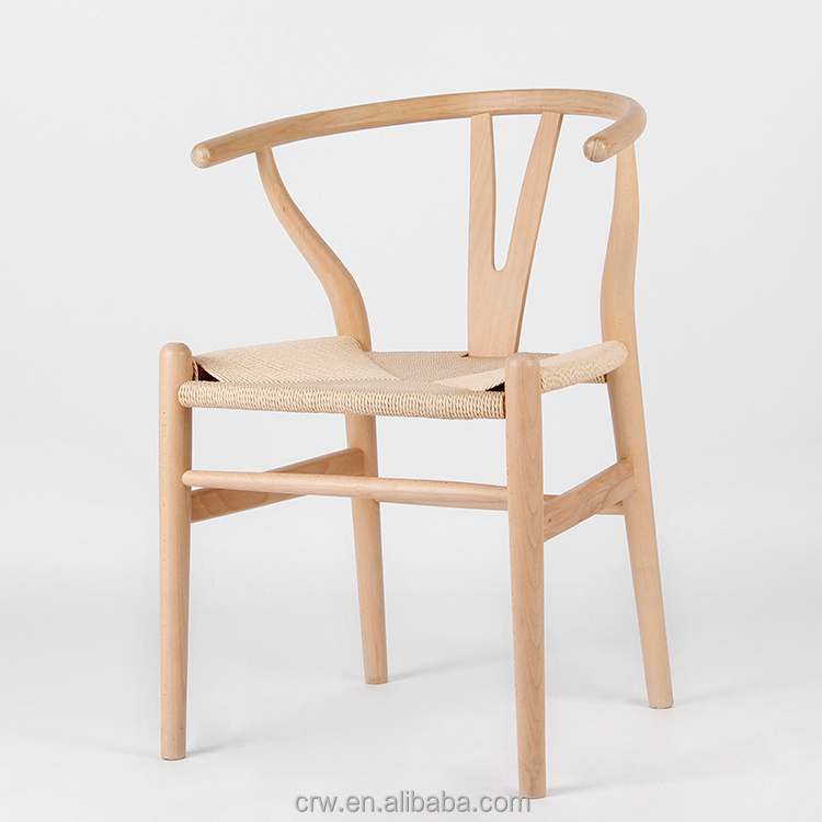 Wholesales Furniture Wooden hans wegner chair Y Chair For Dining Room Restaurant