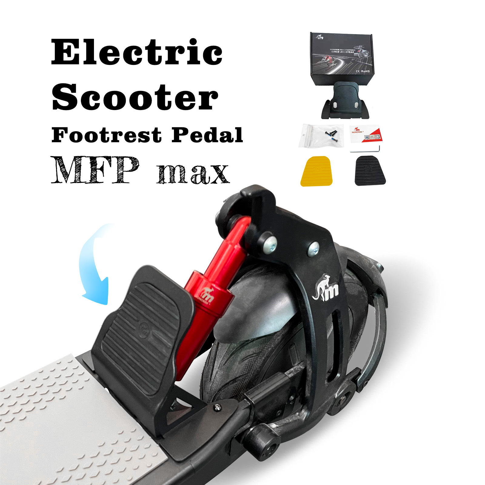 Monorim MFP Footrest Pedal for Segway Nine bot Scooter Max G30 D/E/P/DII/LEII/LD/LE/LP New Riding Posture Experience Accessories