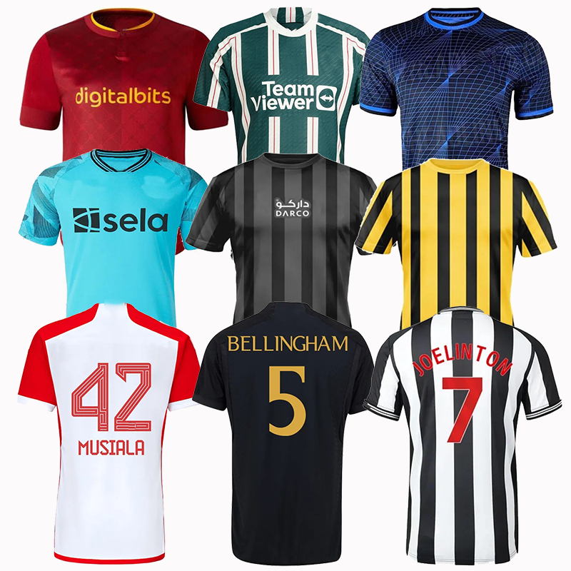 Wholesale Sublimation Printed Football Soccer Jersey 100% Polyester Cotton Digital Print Soccer Sports Football Club Shirt