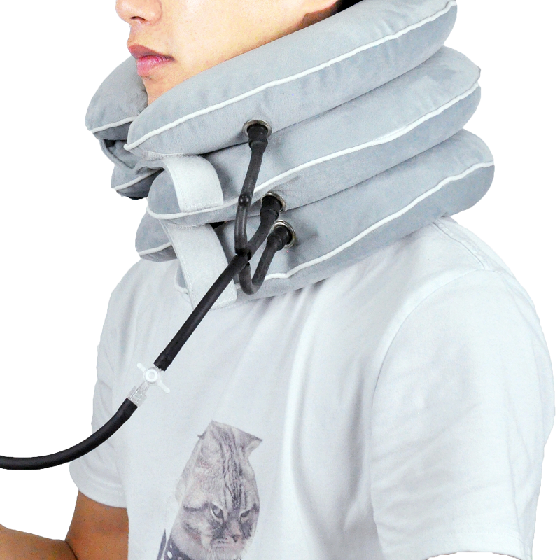 New Product Ideas 2022 Inflatable Adjustable Penumatic Cervical Collar Pain Relief Neck Cervical Traction Device