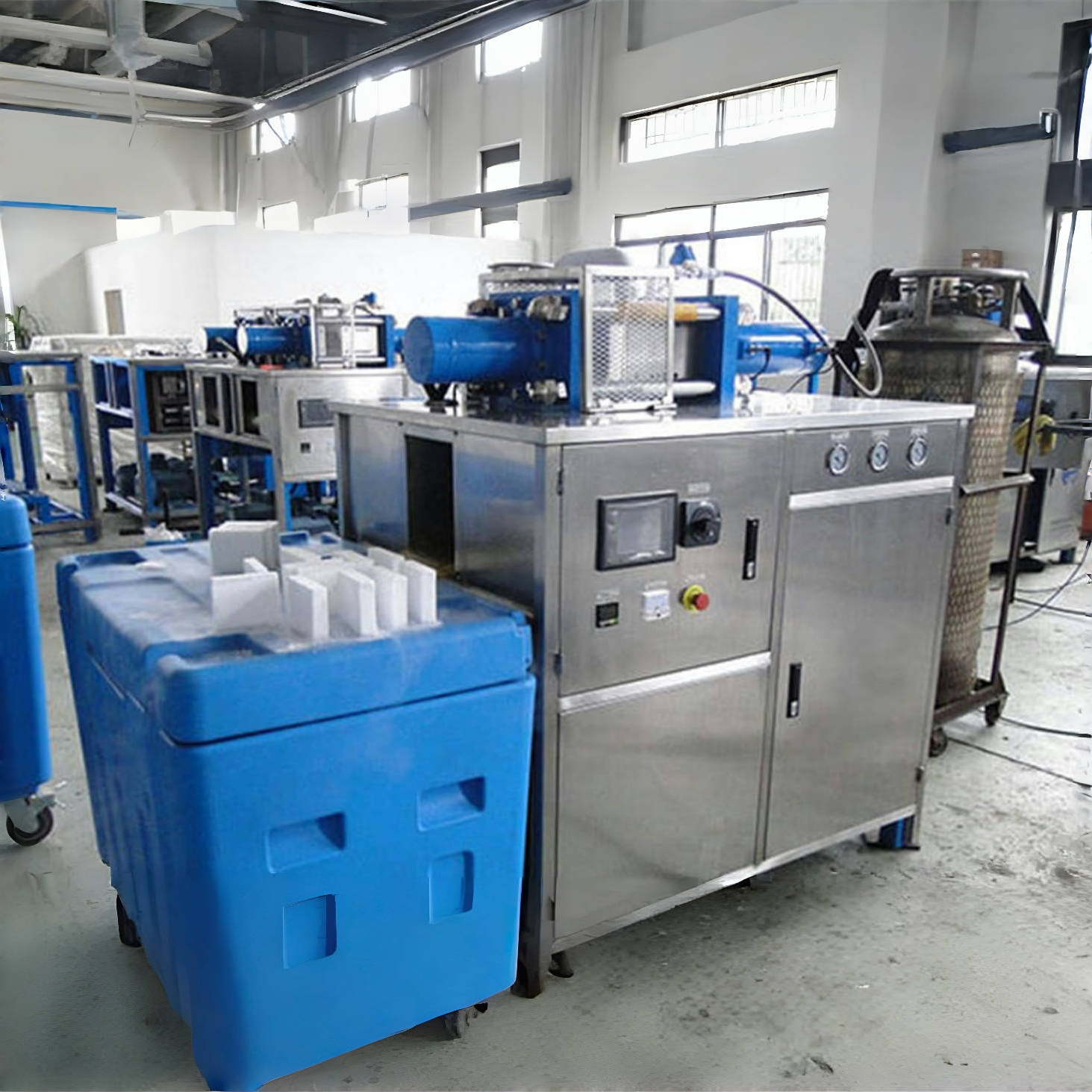 CE Certificate Small Commercial Dry Ice Maker CO2 Pelleting Machine 50 Kg Hour Dry Ice Pelletizer Making Machine