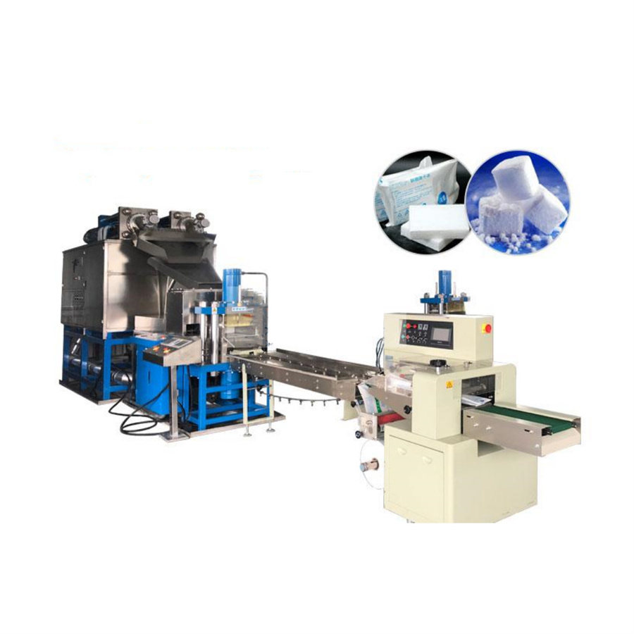 Multiple Specifications CO2 Solidification System 1500Kg/H Dry Ice Pellet Maker with Wrapping Machine