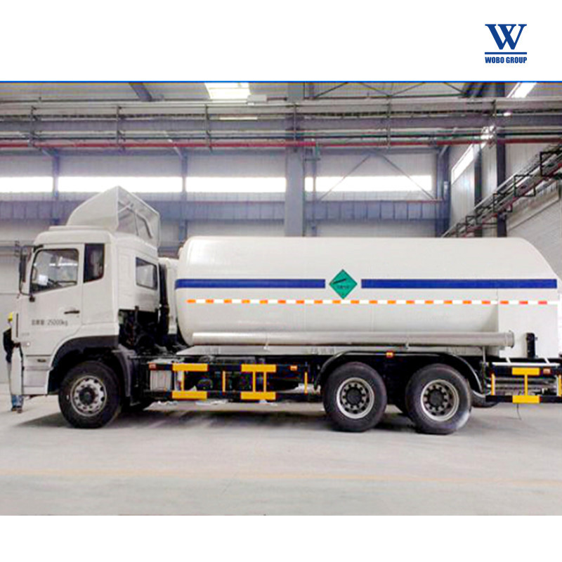 Fast Delivery Liquid Oxygen Storage Bullet Tank Cryogenic Liquid Transport Truck Tanker