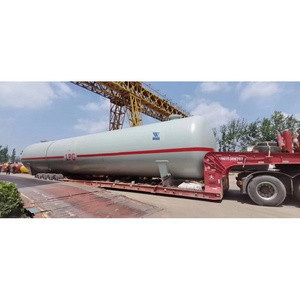 Large Capacity 100T 50m3 Upperground Propane LPG Gas Tank For Fuel Station