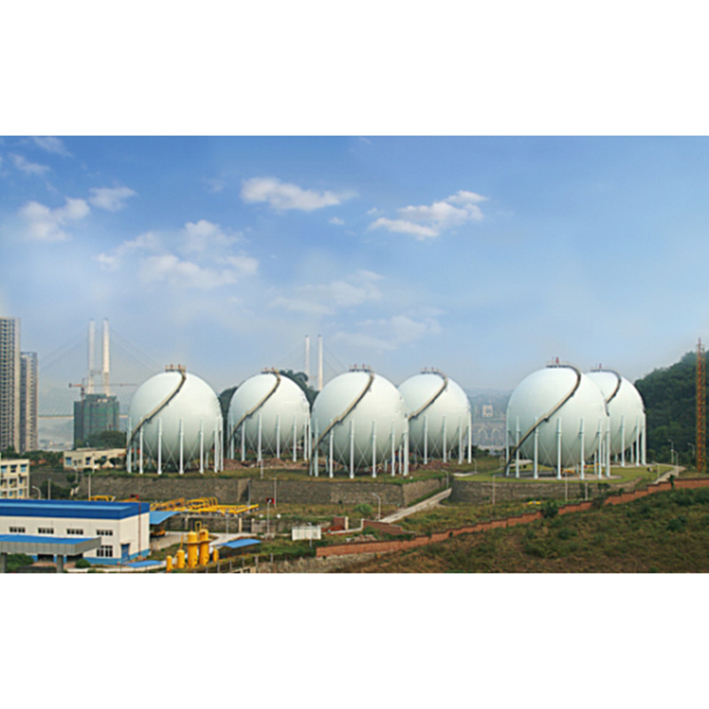 China Manufacturer LNG Spherical Storage Tank 5000 Tone Gas Storage Sphere Tank With ASME Standard