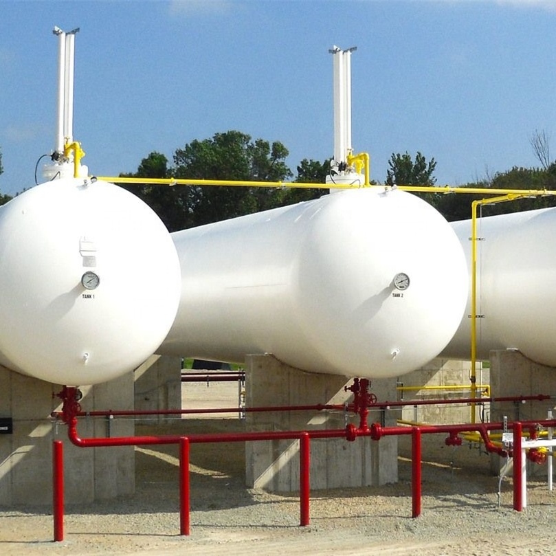 Skid-Plant Ground Storage Oil Tank LPG Storage Tank for Mobile LPG Gas Filling Station