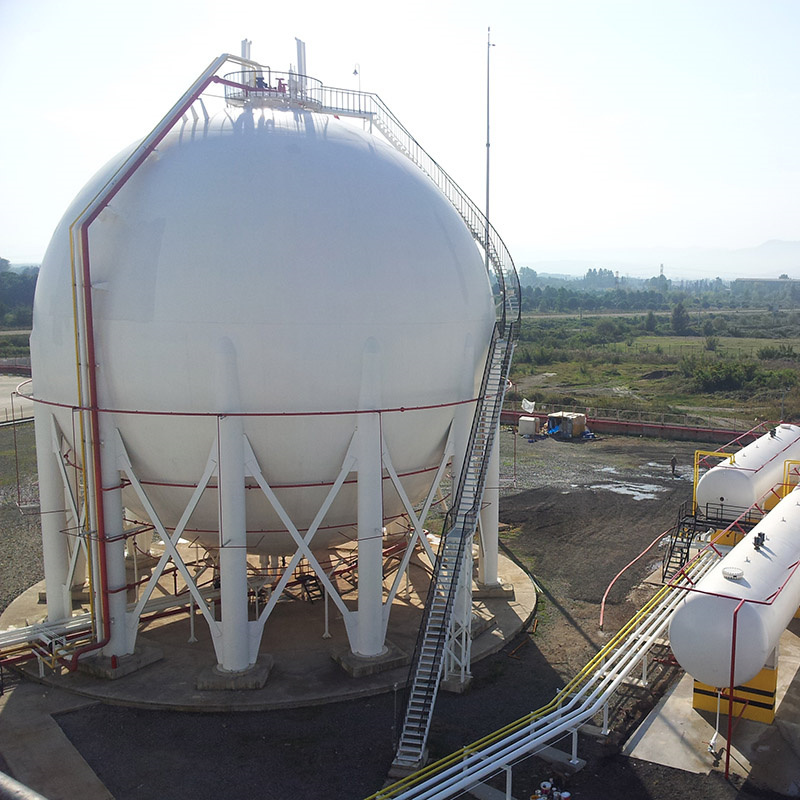 Chinese Brand 5000 Tone Gas Storage Steel Propane Spherical Tanks For Sale