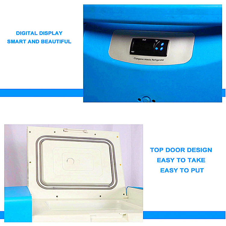 1-86 Celsius Degree  Portable Vaccine Freezer Thermoelectric Cooler/Warmer Fridge