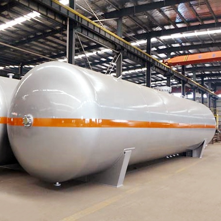 50m3 80m3 Upperground Propane Lpg Gas Storage Tank With Propane Filling Station For Industry