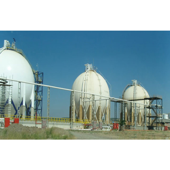 Big Capacity 1000 Ton Lpg Sphere Storage Tank Spherical Propane Storage Tank With ASME Code EPC Solution