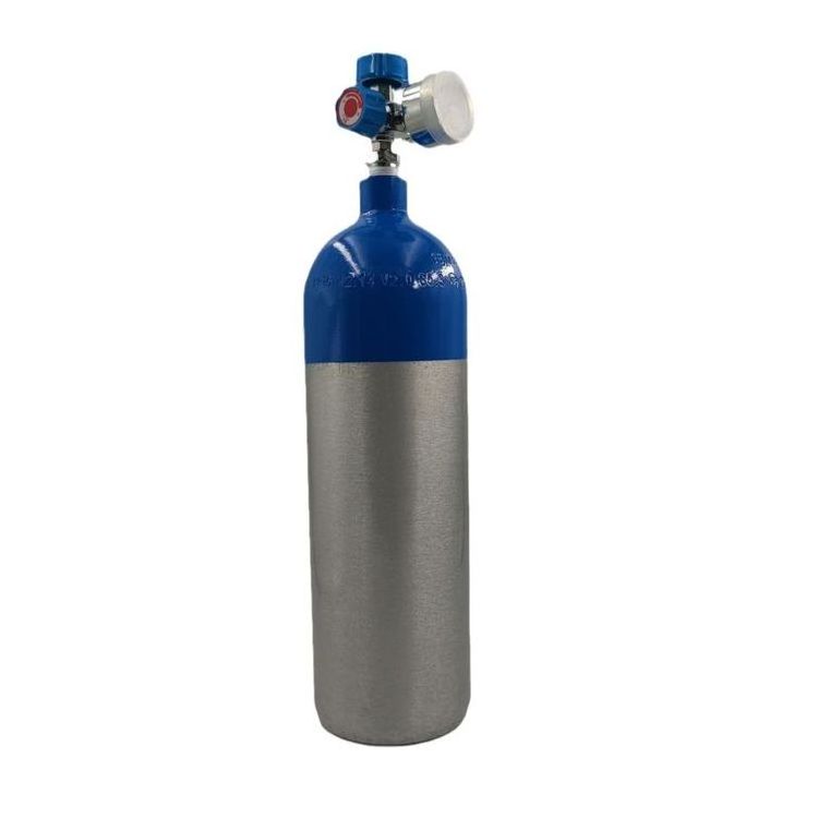 Professional Composite Gas Cylinder Tanks 2L Portability Gas Cylinder Container For Weld