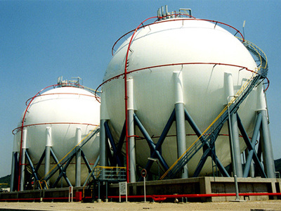 WOBO ASME 1000 Tons 2000m3 2026.4m3 Propane Spherical Lpg Gas Spheres Tank Of Turnkey Project