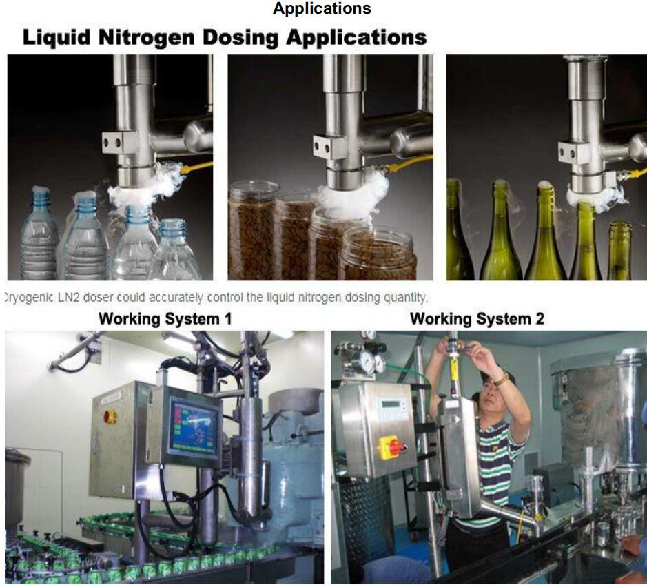 Automatic Liquid Nitrogen Dosing Machine for Cooking Oil Dispensing