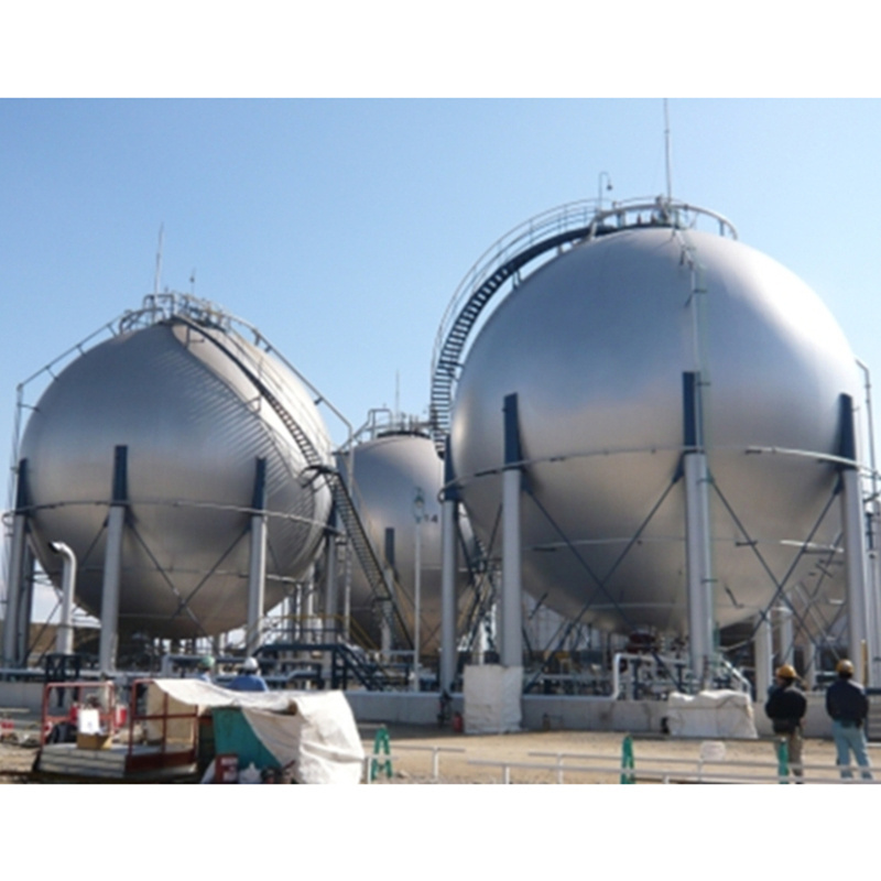 5000M3 2500Ton Lpg Terminal Spherical Storage Tank Price For Lpg Gas Lpg Plant Epc Solution