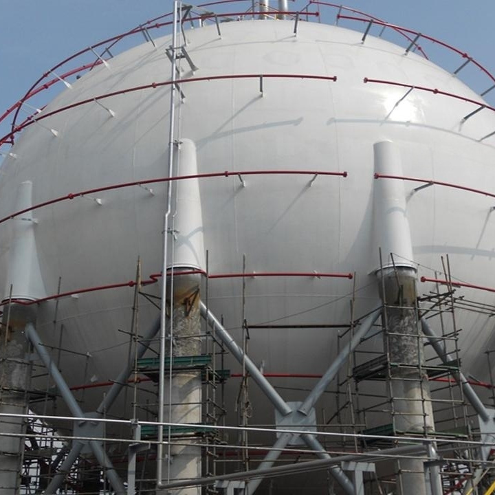 Chinese Brand 5000 Tone Gas Storage Steel Propane Spherical Tanks For Sale