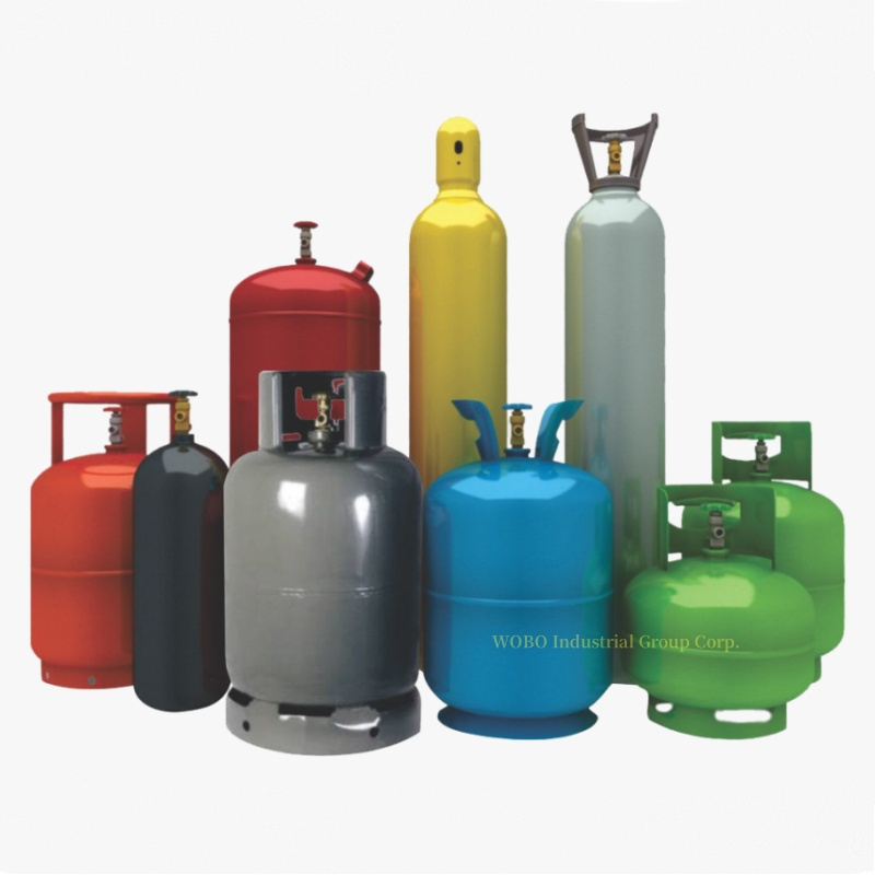 High Standard Liquefaction Petroleum Gas Ease Use 2Kg LPG Gas Cylinder LPG Cylinders Tank For Industrial Heating