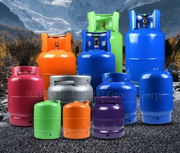 High Standard Liquefaction Petroleum Gas Ease Use 2Kg LPG Gas Cylinder LPG Cylinders Tank For Industrial Heating