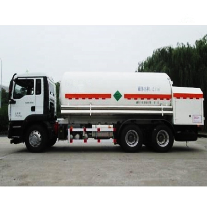 High Safety Liquid Oxygen Nitrogen Oil Diesel Fuel Petrol Transport Tank With Vaporizer For Truck