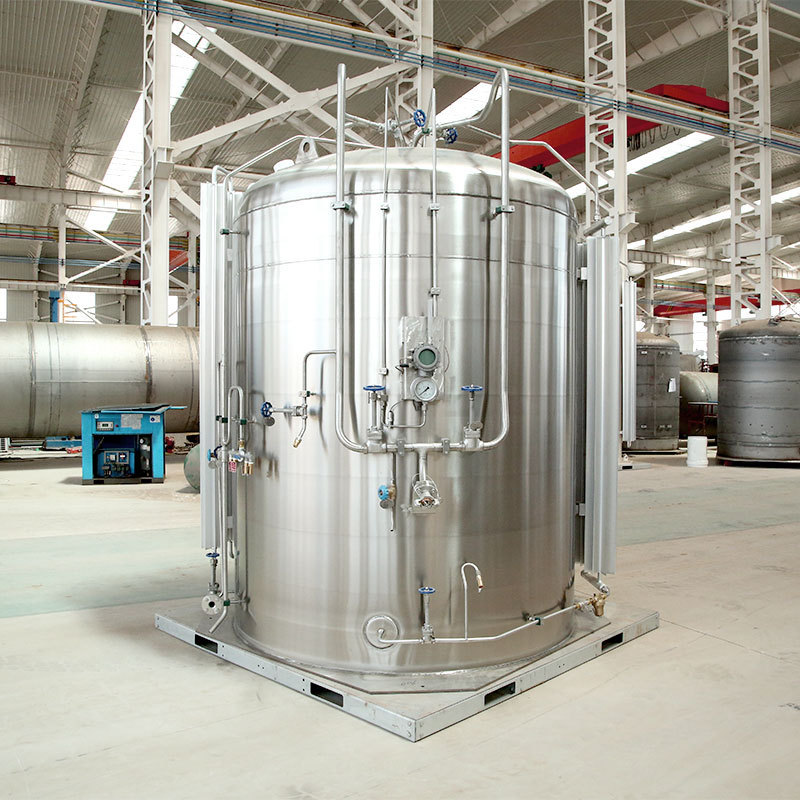 Multifunction High Quality Low Temperature 5000L Liquid Nitrogen Micro Bulk Tank  For Sale