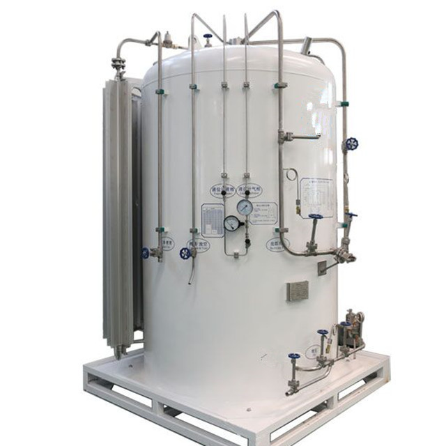 Multifunction High Quality Low Temperature 5000L Liquid Nitrogen Micro Bulk Tank  For Sale