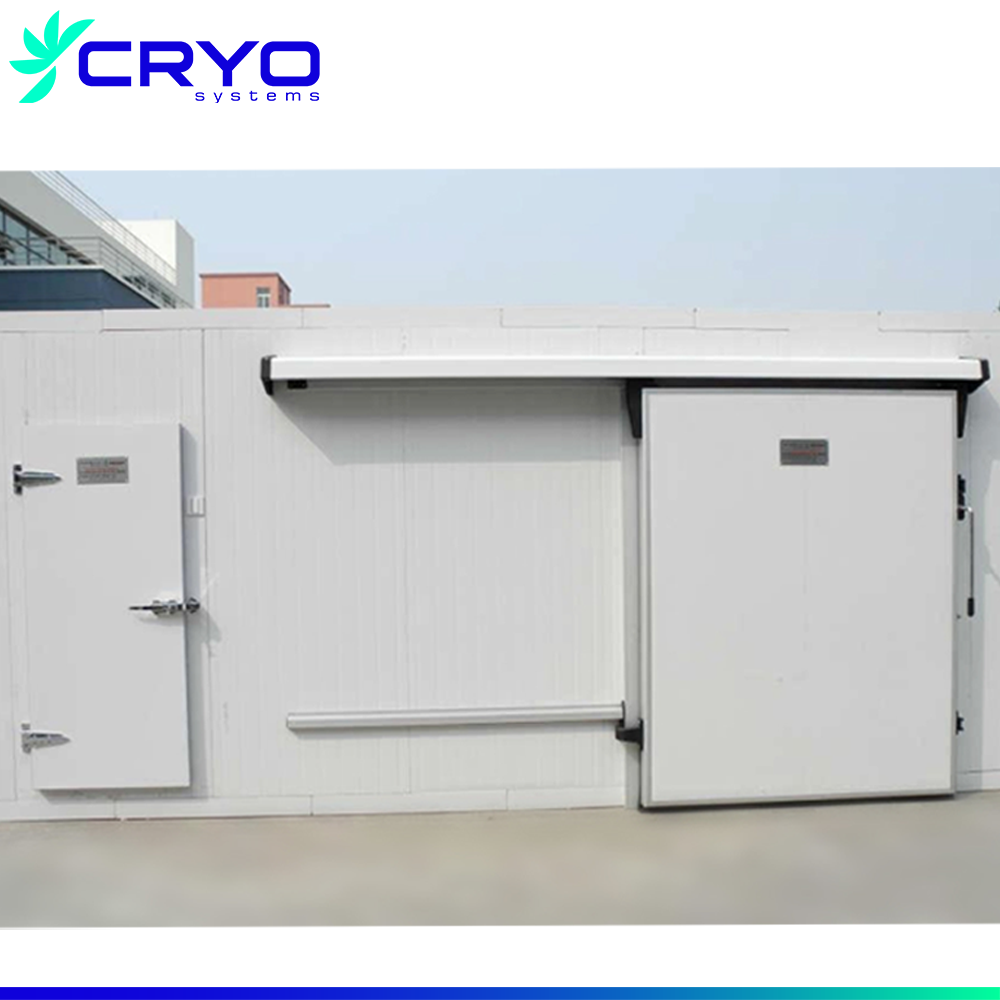 negative cold storage room sliding door, walk-in room for seafood, walk in freezer and cooler