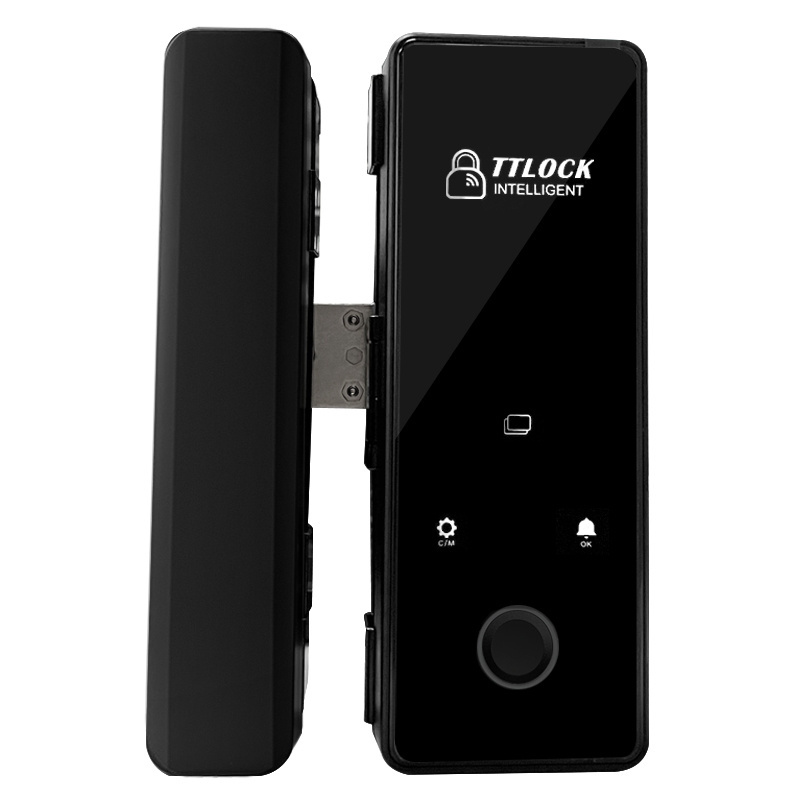 Fingerprint double doors glass door lock with TTlock app