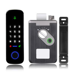 Lock Kit Smart Wireless Lock Keypad Remote Transmitter Key Fobs Wireless Access Control