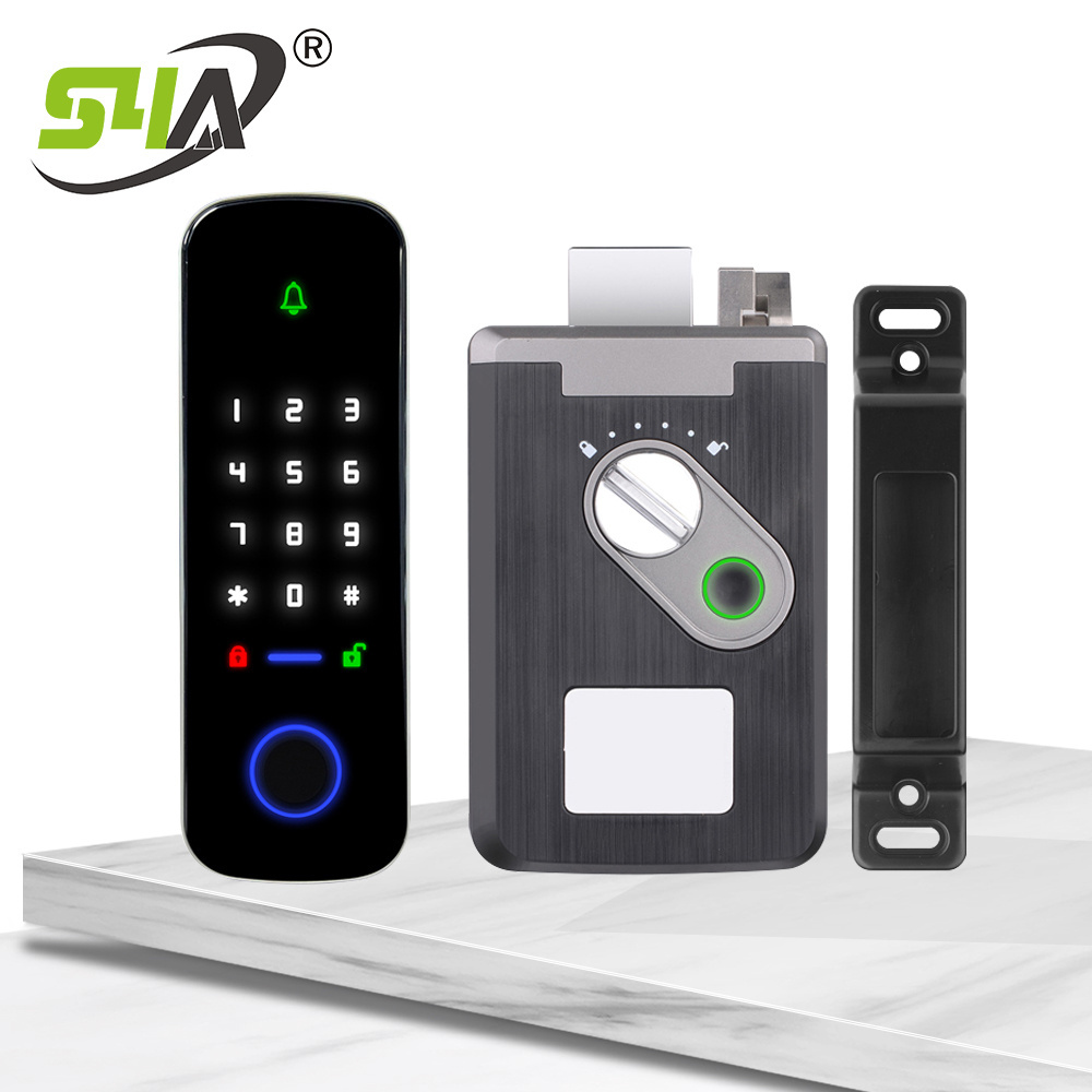 Lock Kit Smart Wireless Lock Keypad Remote Transmitter Key Fobs Wireless Access Control