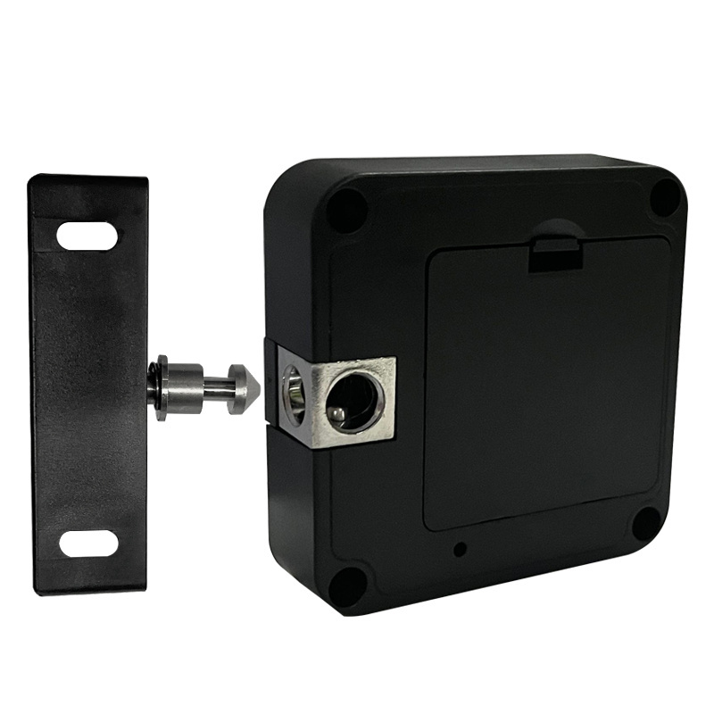 BT tuya hidden cabinet lock with lower power alarm and tag